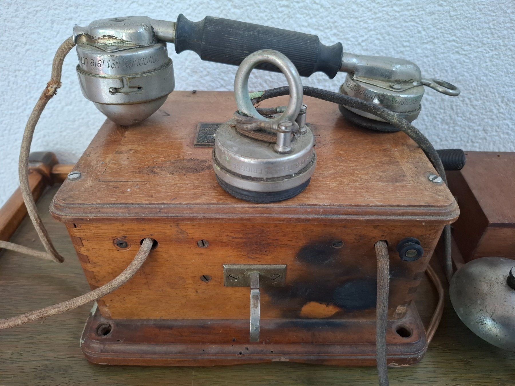 Téléphones: 👑 Pièce de Musée : Splendide Téléphone - 1910 - COMPLET – D'occasion à Meinier par Gattuso22 7