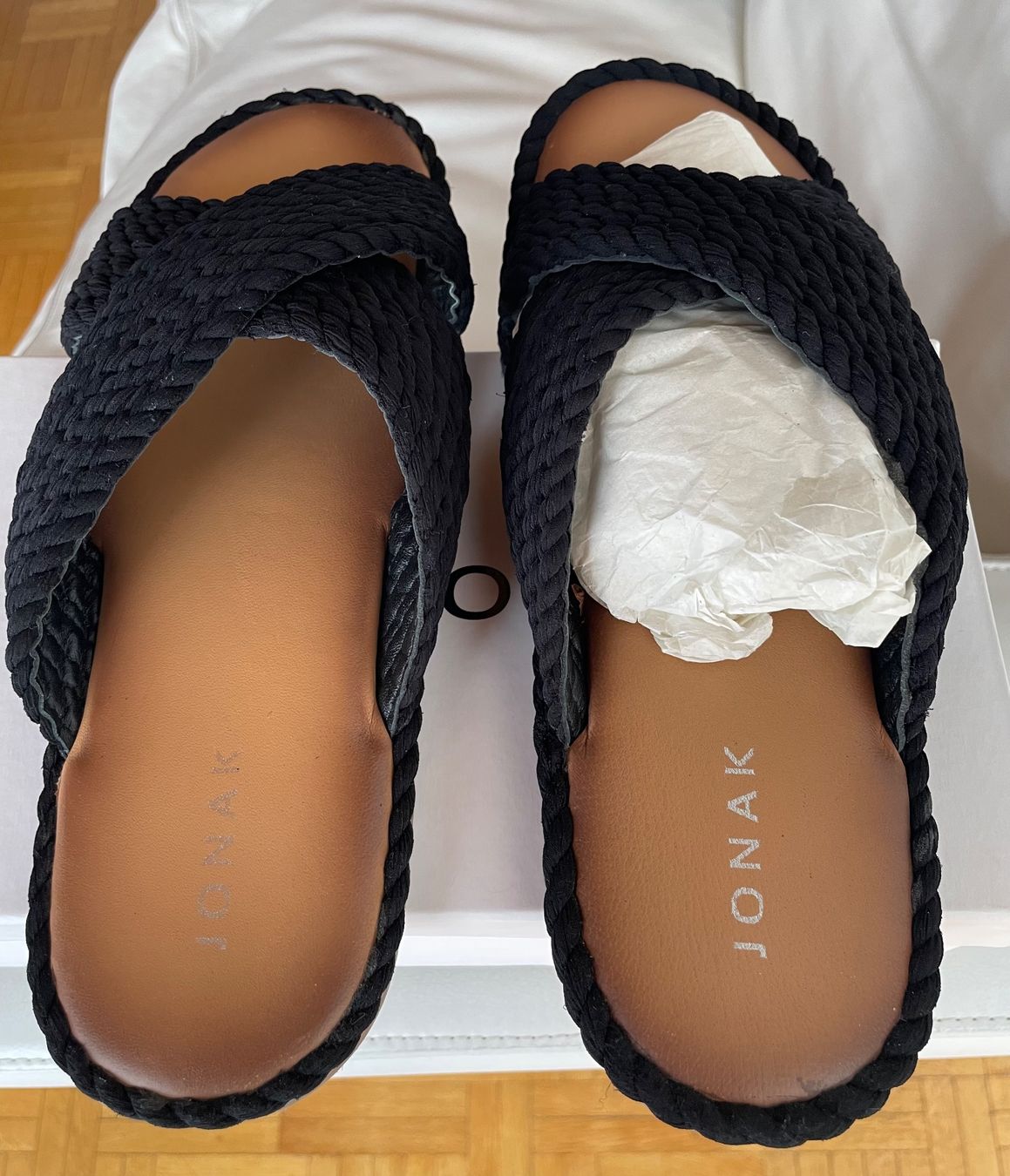 Jonak Scarpe da donna: Ciabatte estive, marca Jonak nere, numero 40 – Usato da Lugano venduto da lor_6rzk