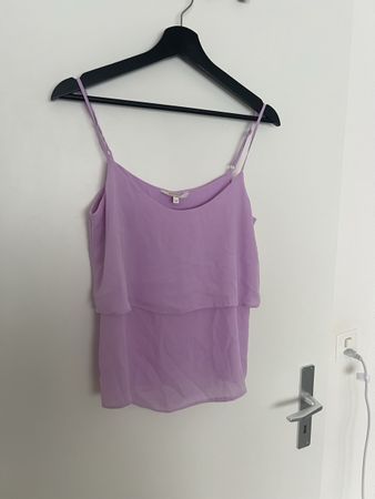 Sommerliches, lila Top von Clockhouse, Grösse 34
