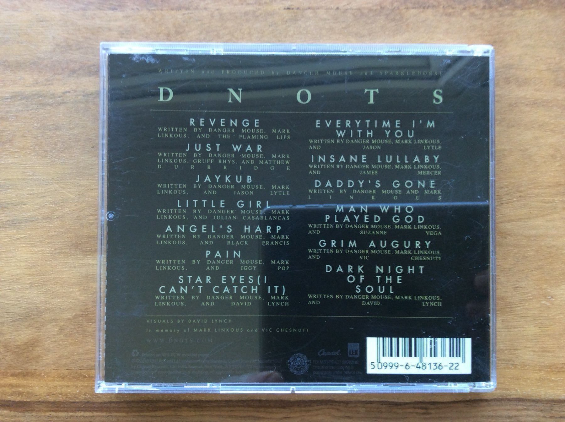 CD: CD DNOTS Danger Mouse And Sparklehorse – Usato da Horgen venduto da flyingpenguin2000 2