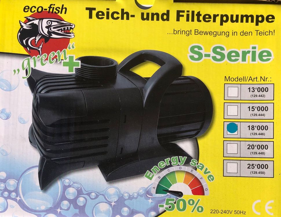 Teich und Filterpumpe Kaufen auf Ricardo