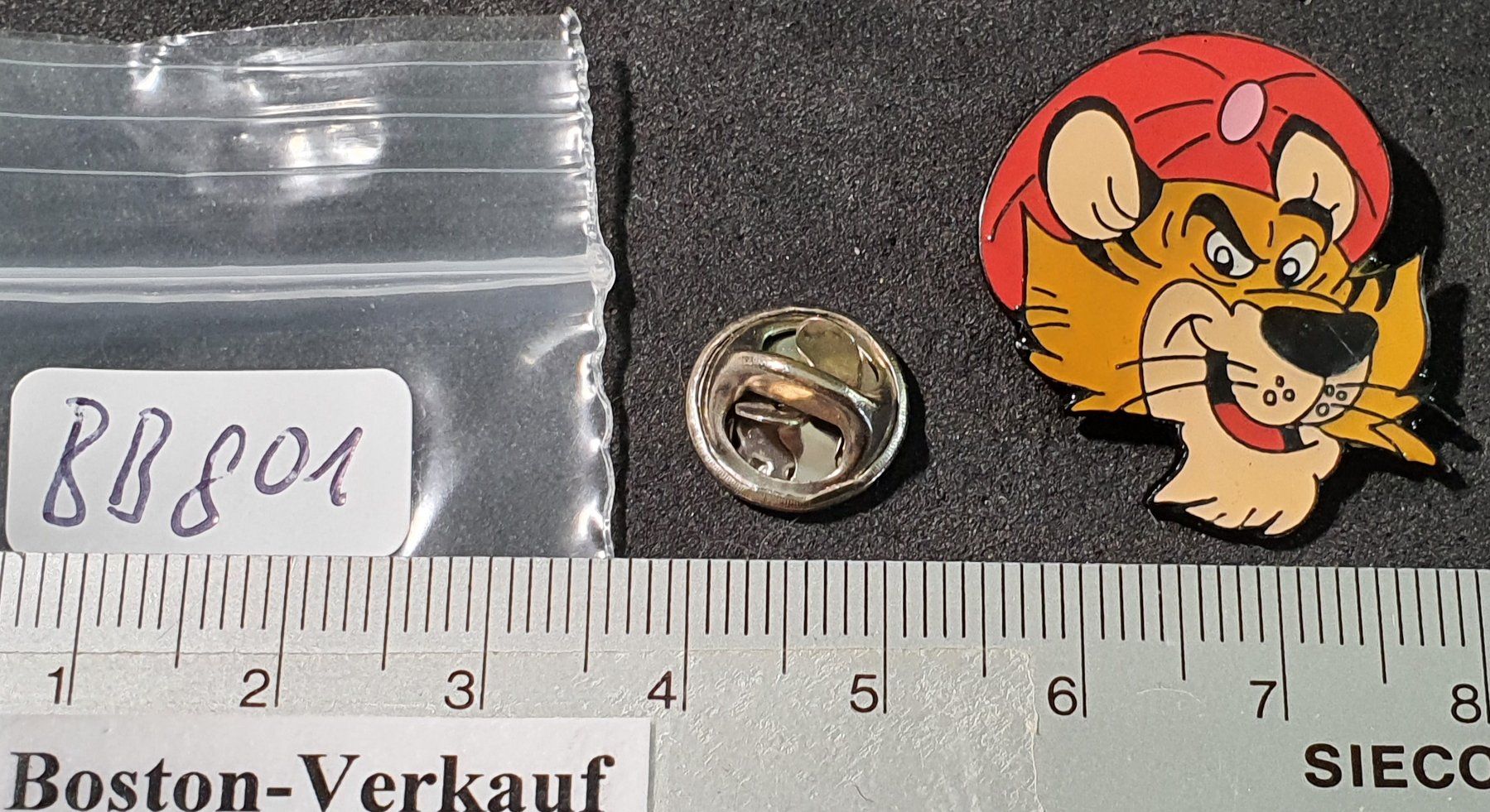 Placchette & Badge: BB801 - Pin Sandokan Tiger – Usato da Reinach BL venduto da Boston-Verkauf 1