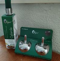 Set Olipac pour huile et vinaigre + bout. pinceau silicone
