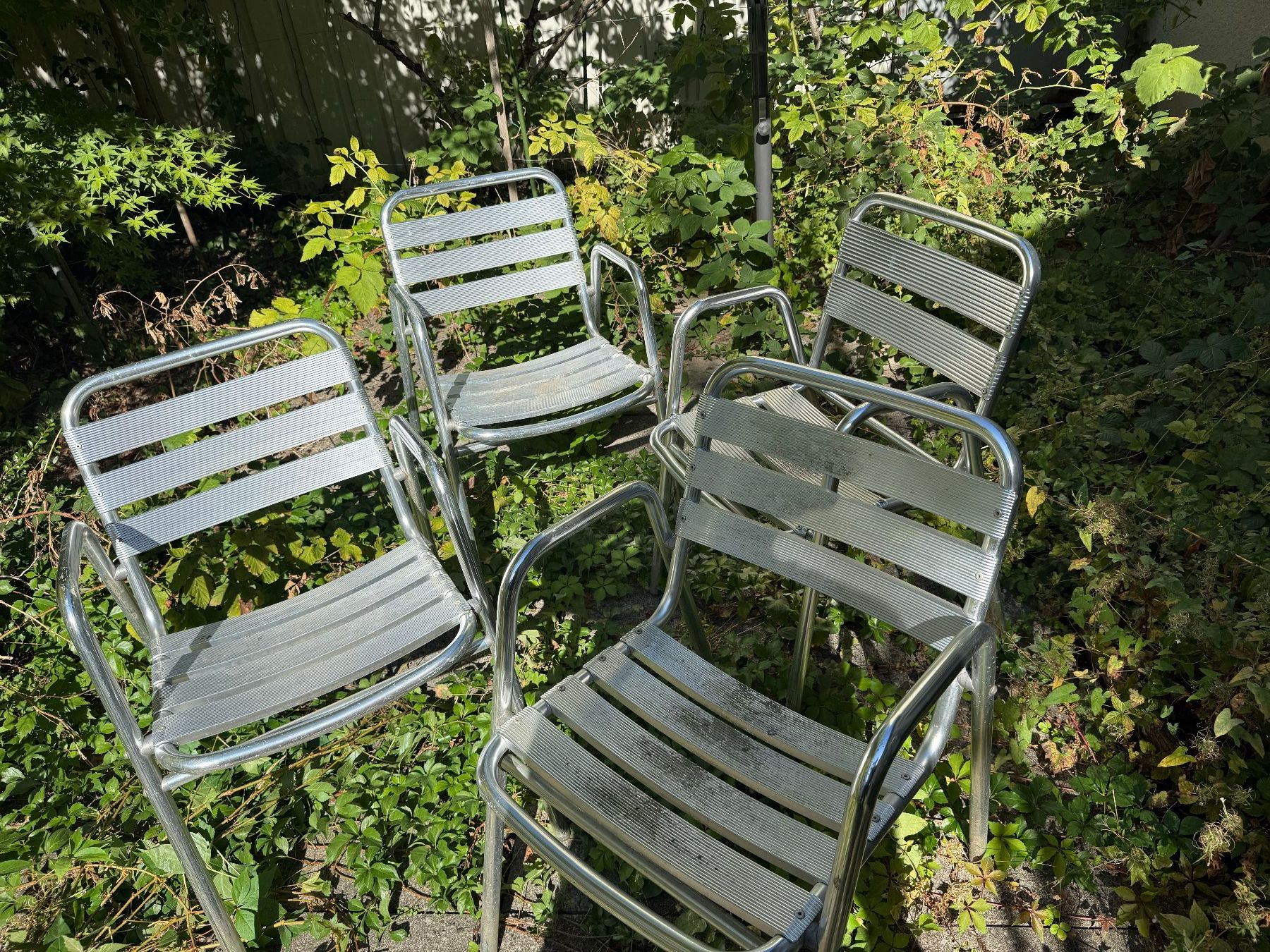 Sedie: 5 Aluminium Gartenstühle – Usato da Zürich venduto da Ypar 1