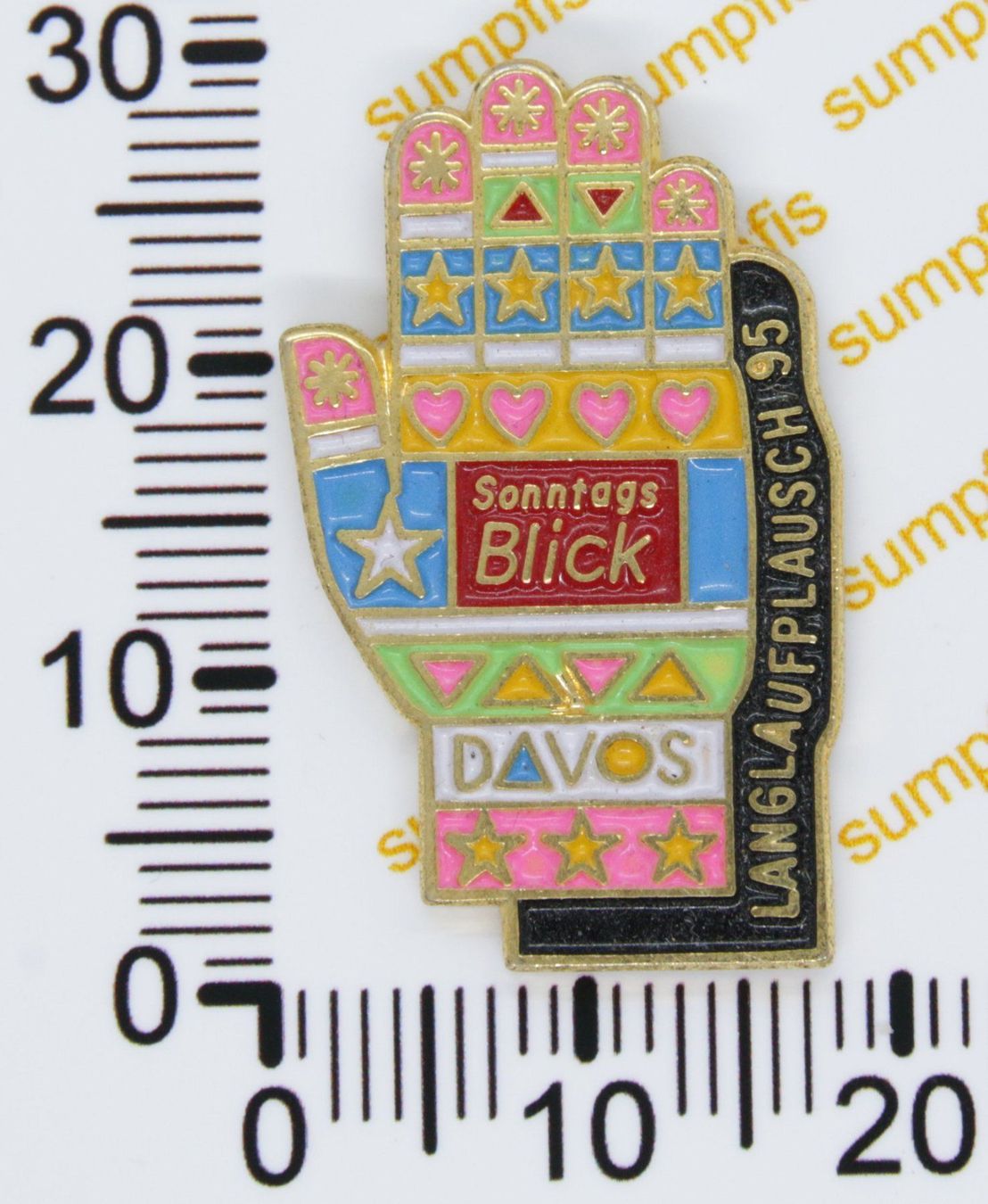 Spille: Pin Blick Langlaufplausch Davos 1995 – Usato da Winterthur venduto da sumpfis