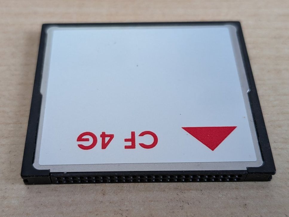 Schede di memoria: Compact Flash Karte 4GB – Usato da Münsingen venduto da Rufer34 1
