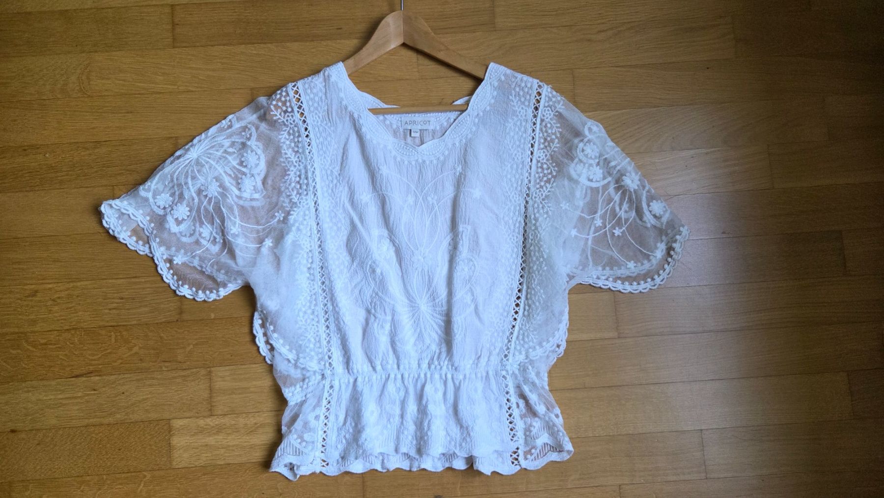 Camicette: Weisse Spitzen Bluse S / M – Usato da Fislisbach venduto da Maieriisli25 2
