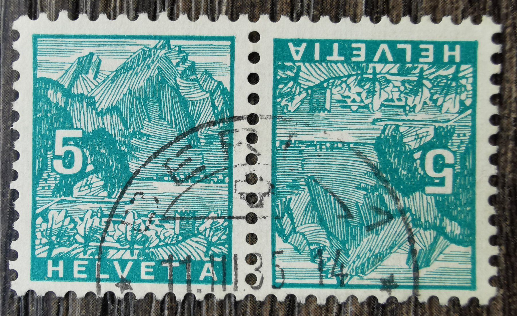Tutti i francobolli: TR107 Timbre Suisse Oblitere 19xx – Usato da Cousset venduto da Patrick_Collections