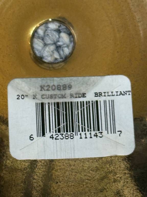 Zildjian Strumenti musicali: Zildjian Custom Ride 20 Zoll – Usato da Oftringen venduto da fah_6chf 3