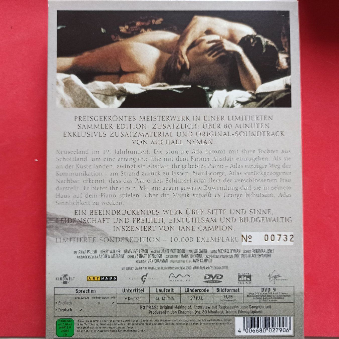 Tutti i DVDs: Das Piano - Limitierte Edition N°:00732 – Usato da Dübendorf venduto da kb86_MOVIE 1
