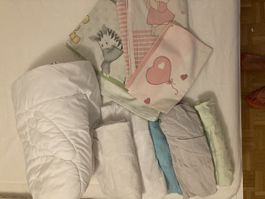 Literie bébé + duvet 