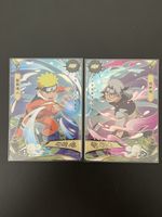 Lot de 2 cartes Naruto SSR, état neuf, sous pochette