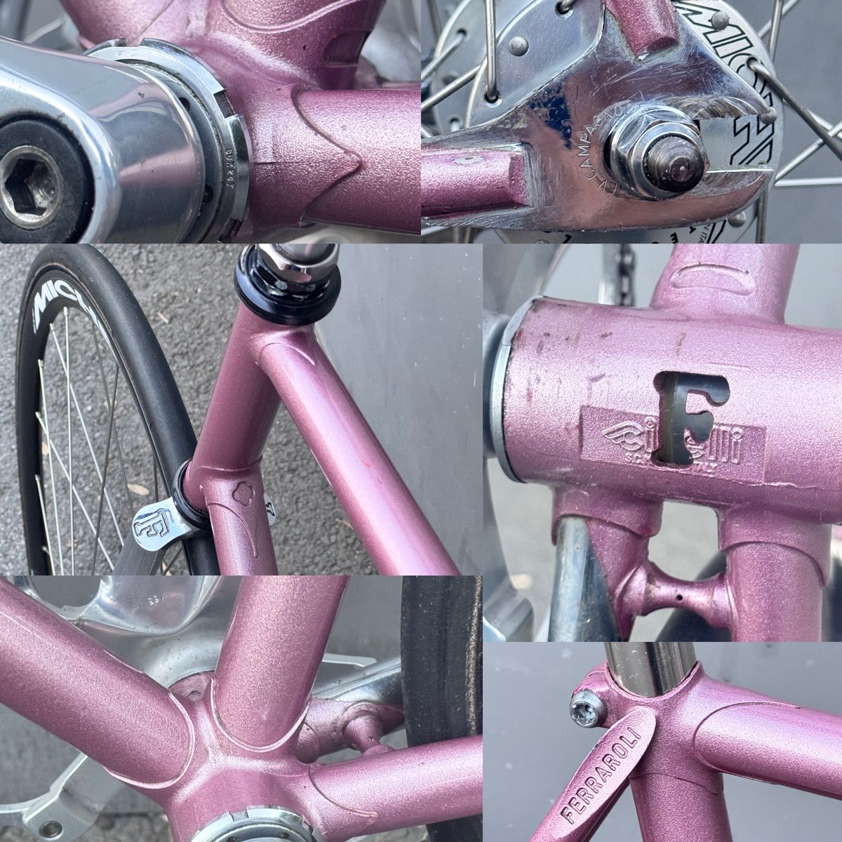 Cinelli Velos: Ferrapoli track bike, fixed gear— Miche, Cinelli, Campagnolo – Gebraucht aus Lausanne von AlexSPW 3