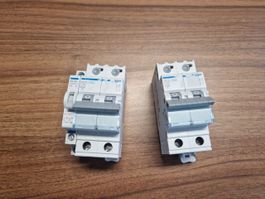 2 Stück Hager Leitungsschutzschalter MCS 216C C16 +1x MZ 201