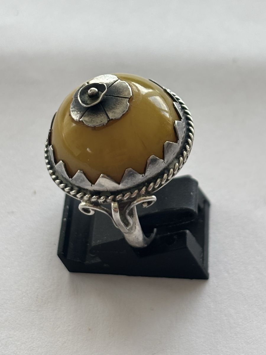 Anelli: Vintage  Ring Silber 800  Blumig – Usato da Langnau am Albis venduto da flusspflege 2