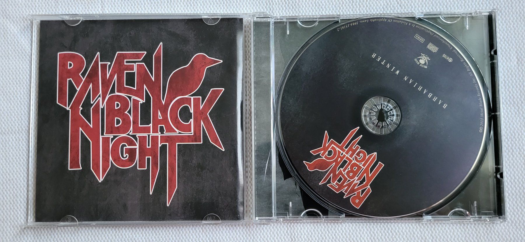 CD: Raven Black Night - Barbarian winter – Usato da Villars-sur-glane venduto da Epsilonhike 2