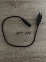 Stromkabel 50cm lang EU Stecker auf IEC C7 Stecker neu