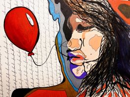 “Balloon”30x40 cm Gemälde