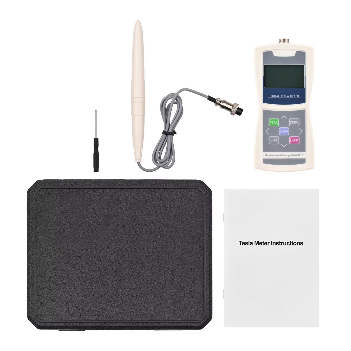 Misurare: Digital Tesla Gauss Magnetfeld Meter mit Hall Sensor – Nuovo (secondo la descrizione) da Zürich venduto da youelec 1