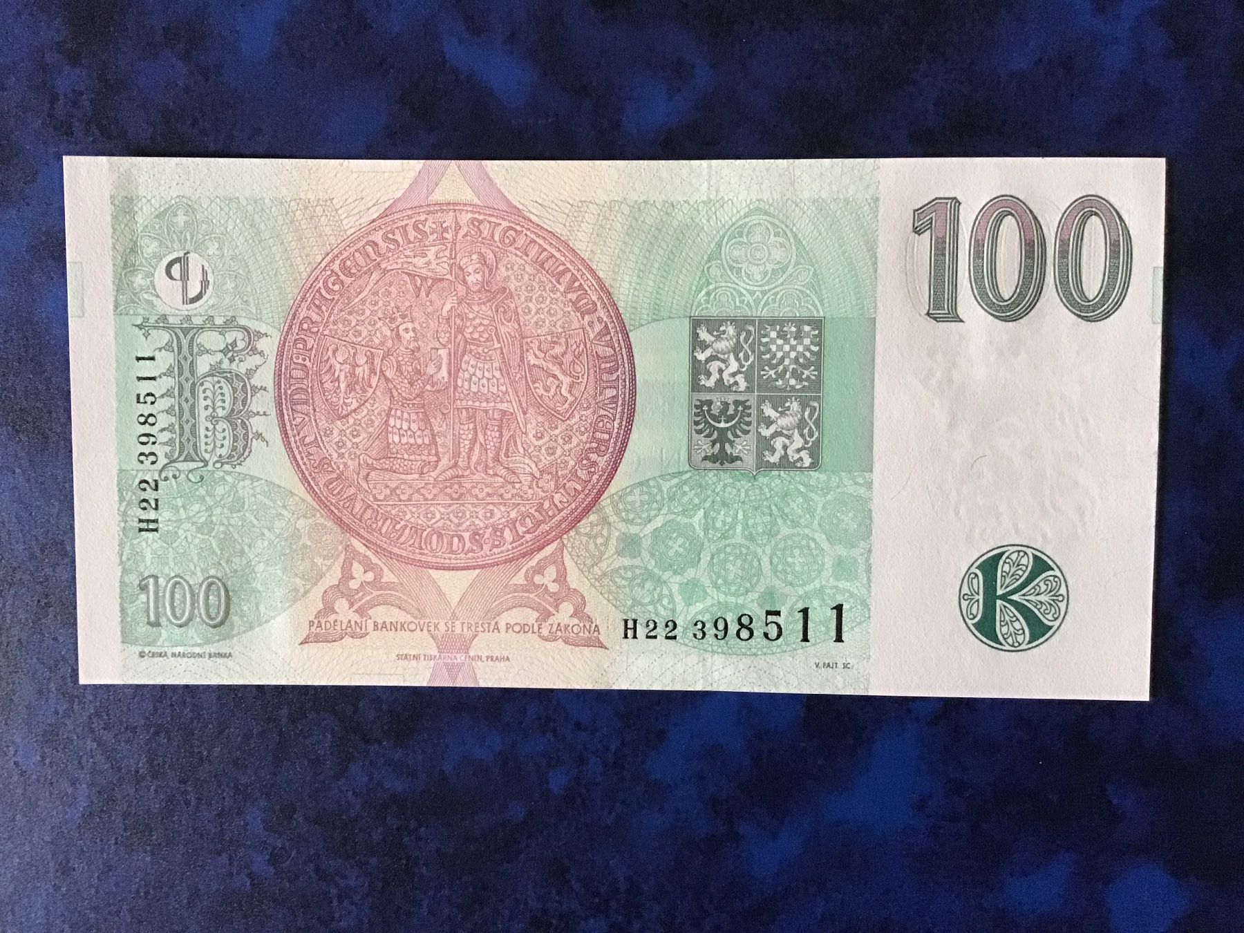 Banconote: Tschechien 100 Korun 1997 – Nuovo (secondo la descrizione) da Urtenen-Schönbühl venduto da banknote08 1