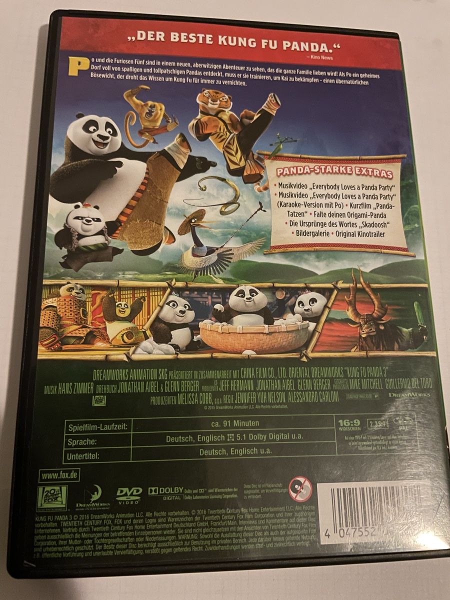 Tous les DVDs: Kung Fu Panda 3 – D'occasion à Winterthur par Cobraforce 1