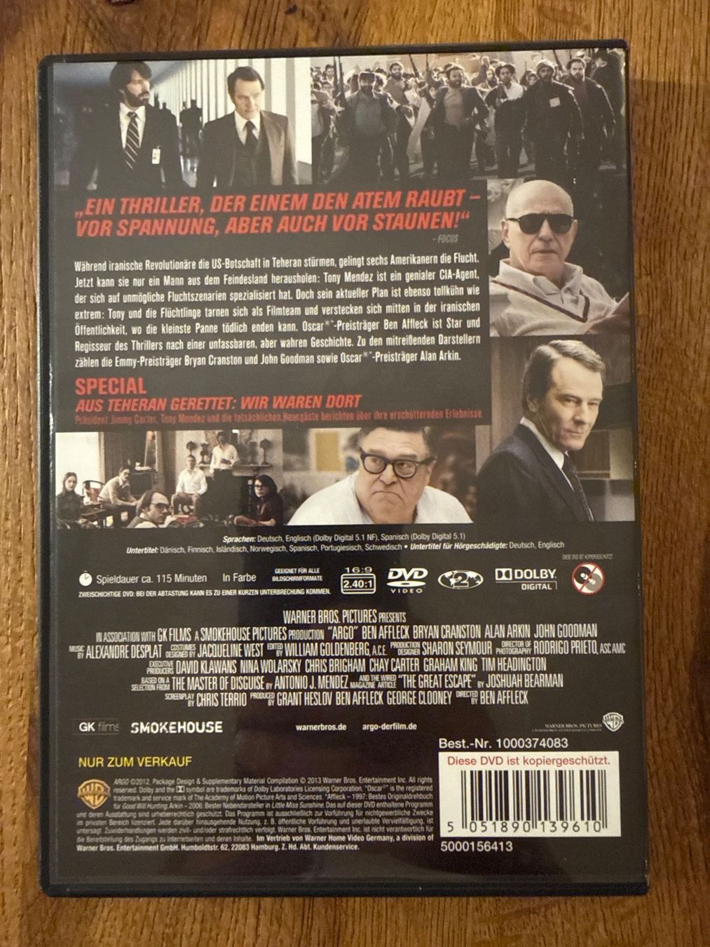 Tous les DVDs: Argo (2012) DVD – D'occasion à Zürich par Gekuu 1