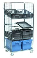 Kommissionierwagen 870x650x1800 – für Euroboxen 600x400