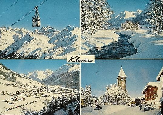 Cartoline postali: KLOSTERS Luftseilbahn Parsenn – Usato da Jona venduto da philajona