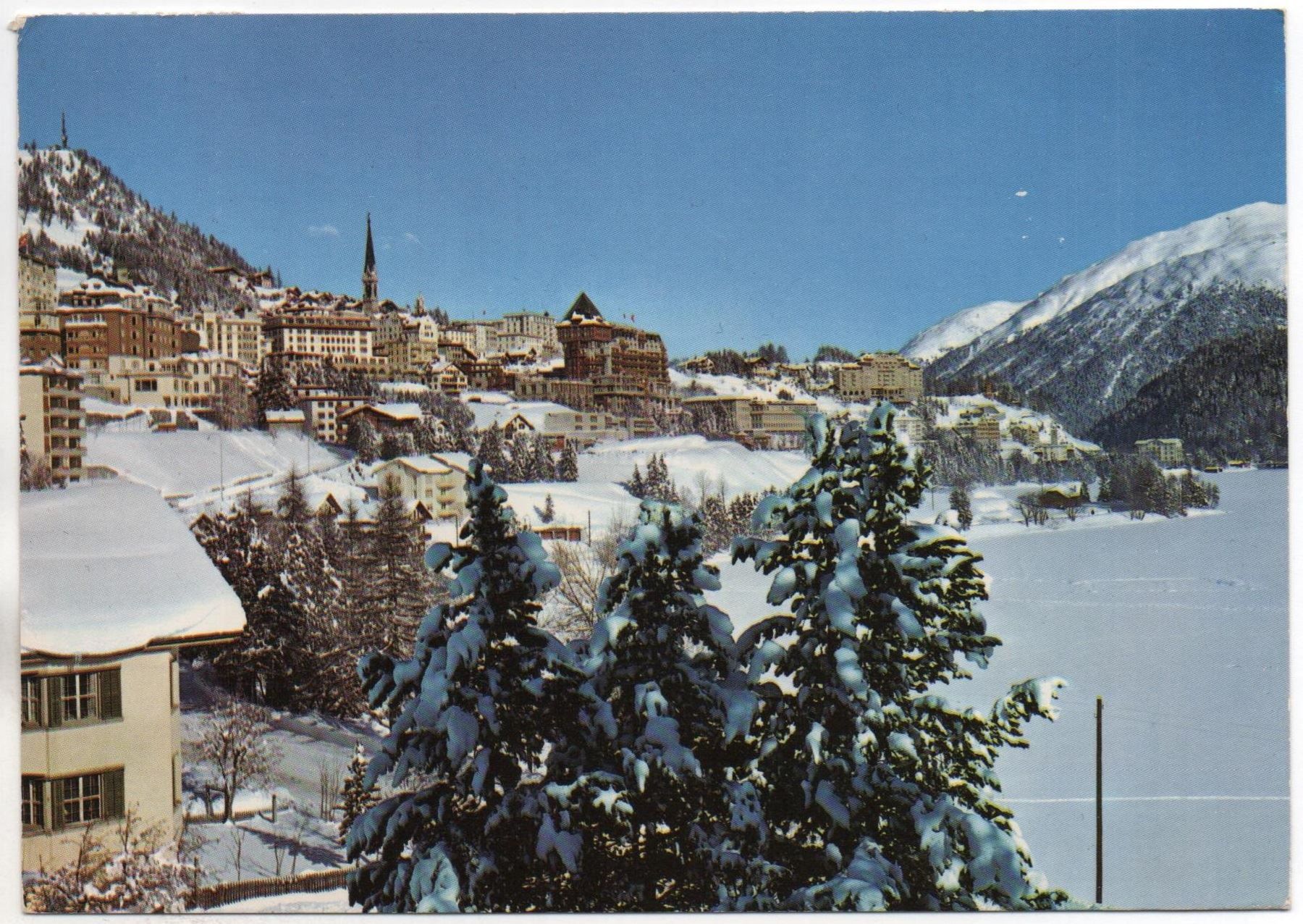 Cartoline postali: 2 x Ansichtskarten ST. MORITZ – Usato da Jona venduto da philajona 2
