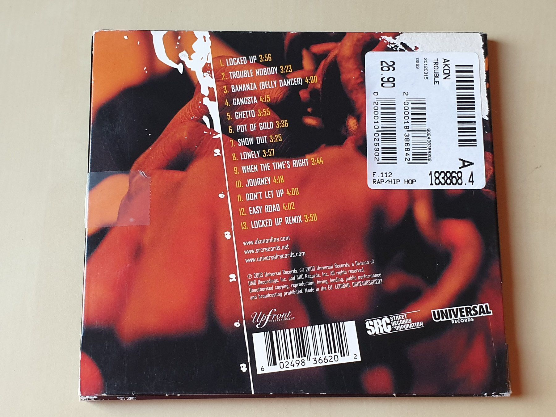 CDs: Akon Trouble – D'occasion à Stansstad par collectorsshop 1