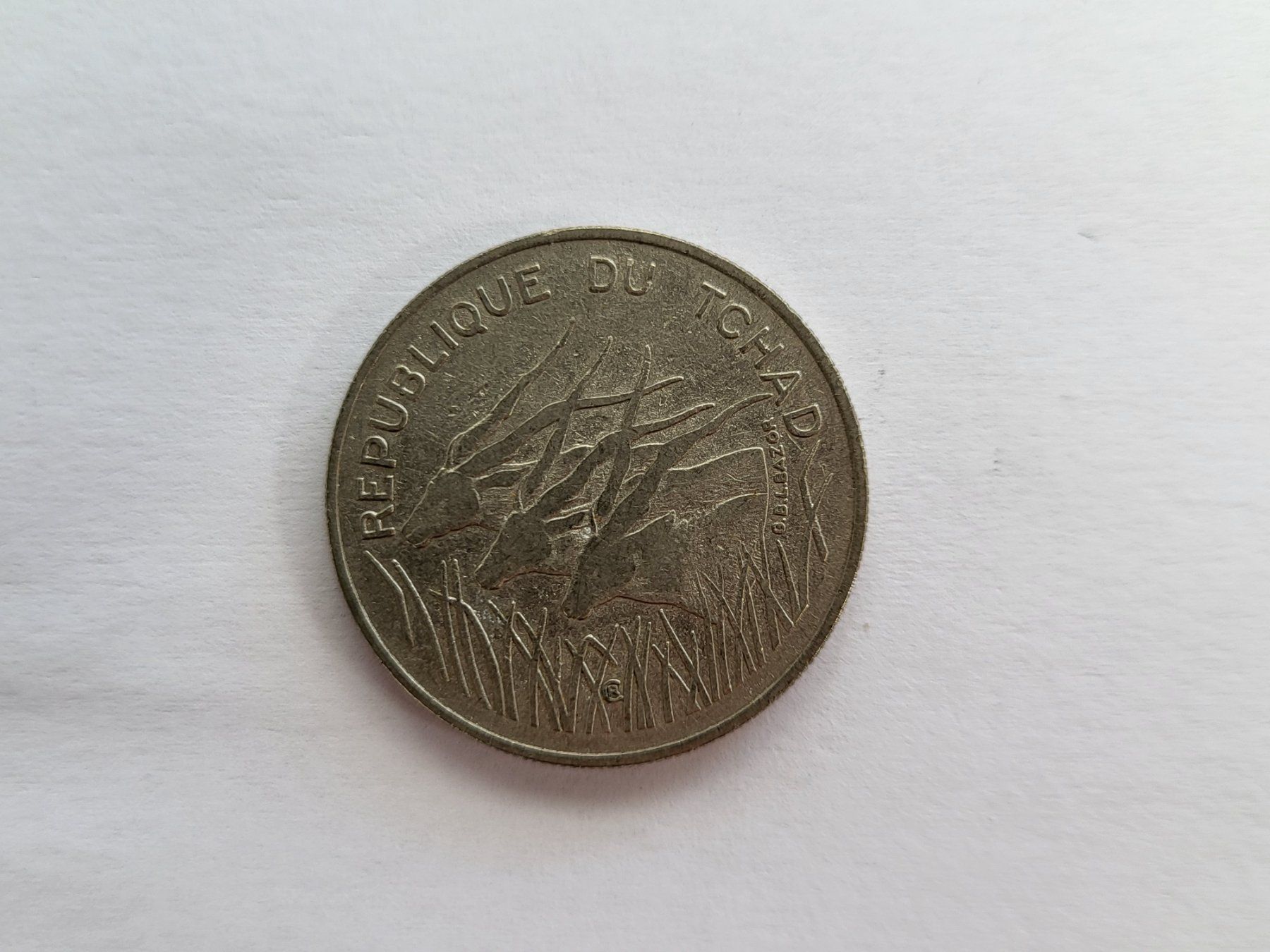 Tutti le monete: 100 Francs 1971 Tschad – Usato da Pravidondaz venduto da LVtik 1