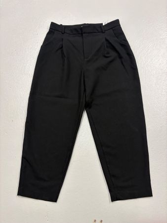 Zara High Waist Barrel Hose schwarz Momfit L