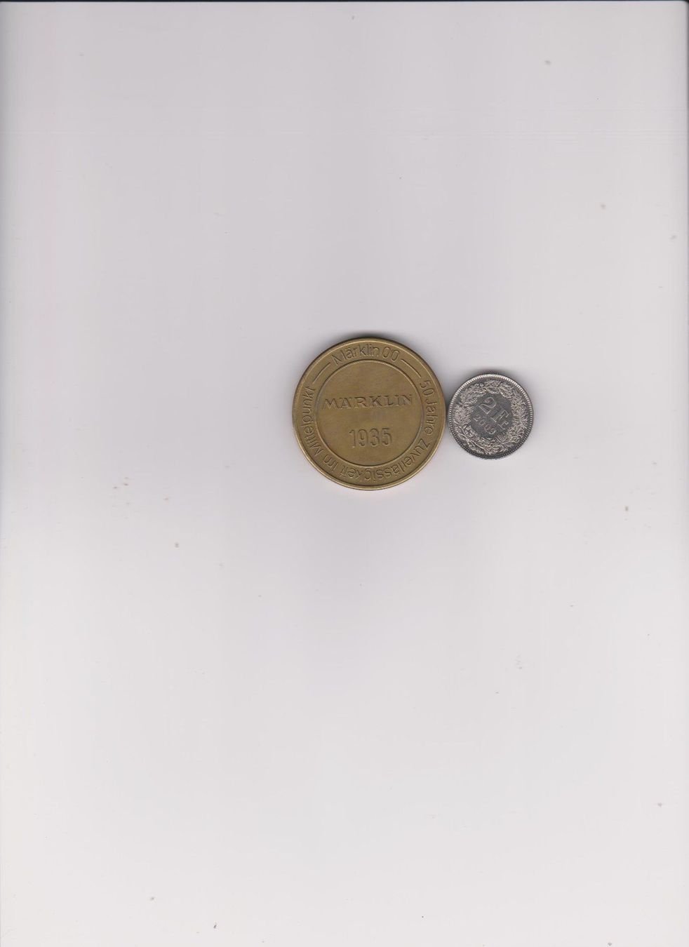 Medaillen: Médaille Märklin - 1935 - 1985 – Gebraucht aus Bex von Canouille 1