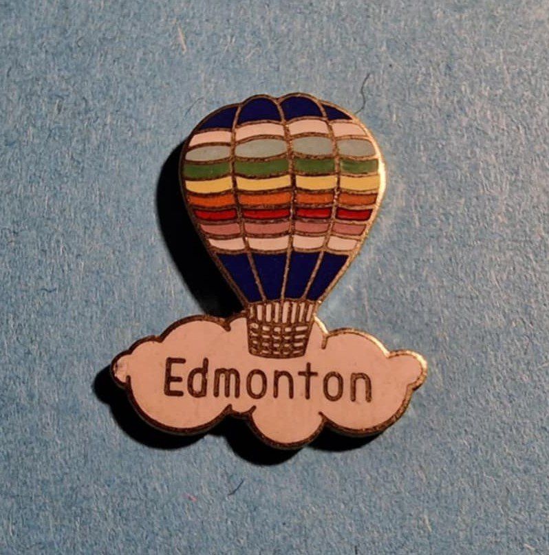 Placchette & Badge: Ballon Pin Heissluftballon Edmonton – Usato da Härkingen venduto da specialshapes