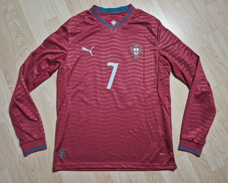 Puma 2026 Portugal Trikot Ronaldo Langarm Grösse M *NEU*