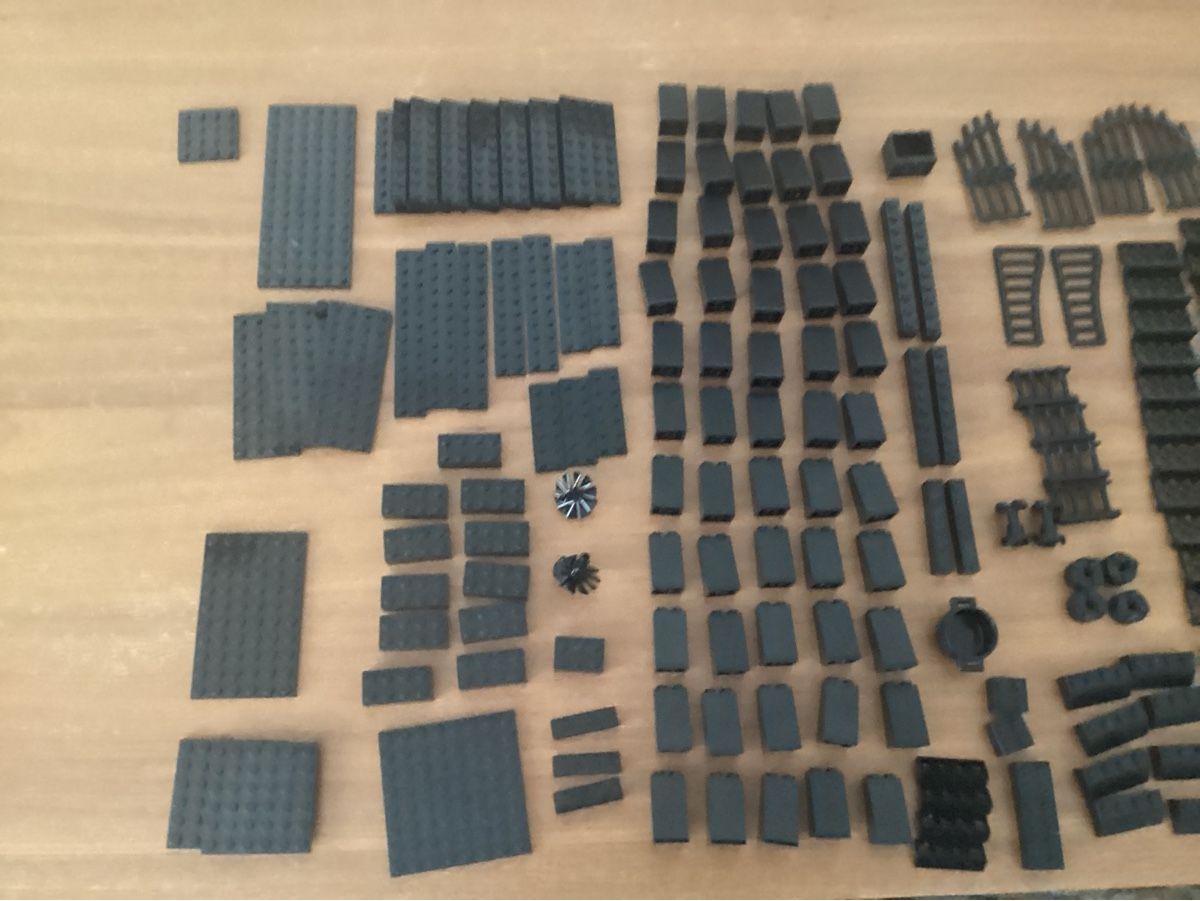 Lego Kit di costruzioni: Lego Teile schwarz ca 1 kg – Usato da Rudolfstetten venduto da Gwyneth2 3