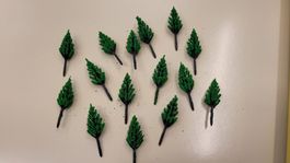 15 très jolis sapins verts foncés