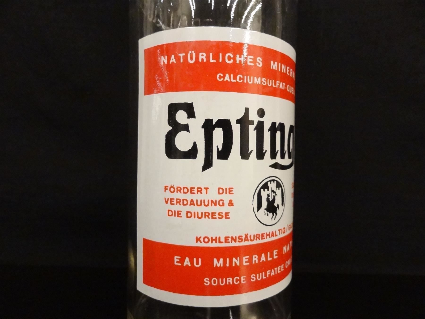 Gläser, Krüge & Flaschen: alte Flasche EPTINGER MINERALWASSER 1960 – Gebraucht aus Kerzers von Flaschenposten 3
