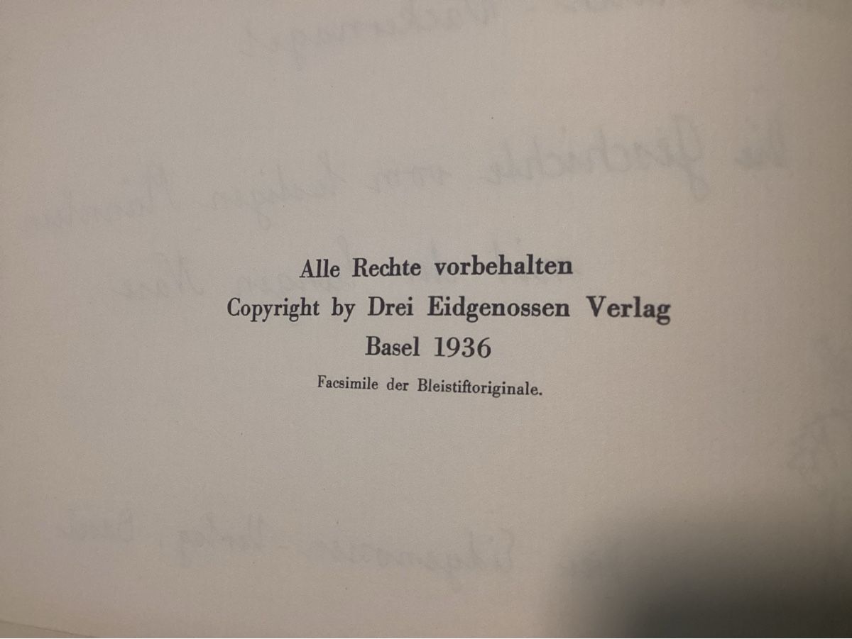Libri: ALTES KINDERBUCH SIGNIERT VON 1936 – Usato da Münchenstein venduto da NoSu98 2