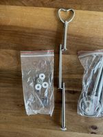 Etagen Tortenständer Zubehör Set Herzgriff 3 Etagen neu
