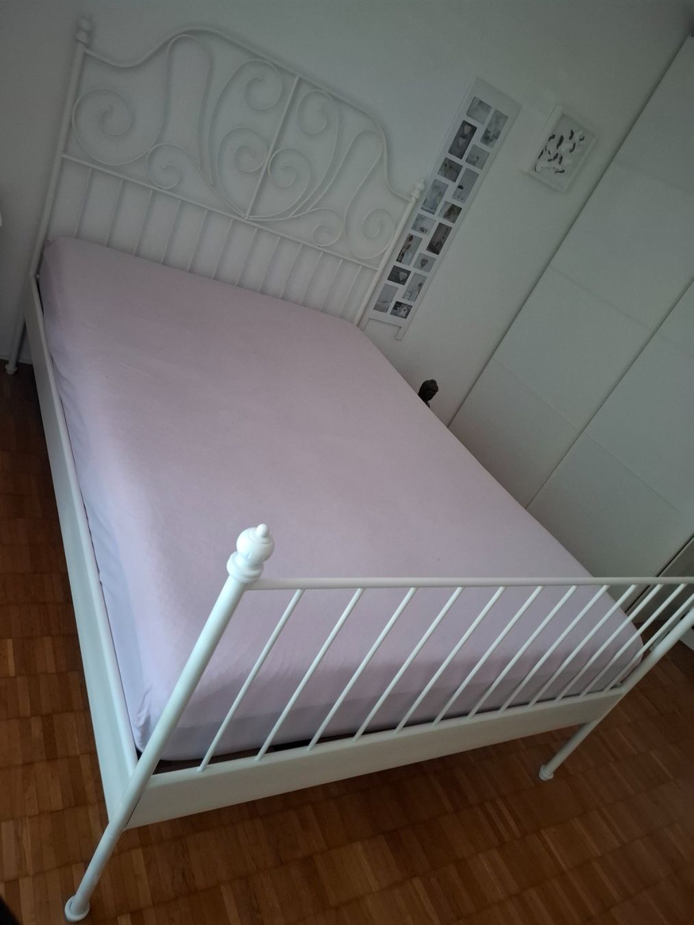 Ikea Betten: IKEA Leirvik Bettgestell weiss – Gebraucht aus Chur von moc_2mn2