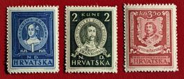 KROATIEN DEUTSCHES REICH NEZAVISNA D HRVATSKA ZRINSKI 1943**
