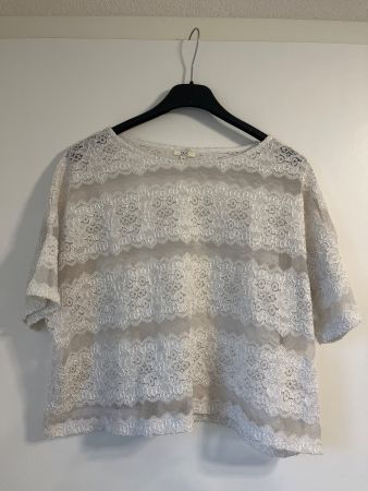 Tshirt Spitze Weiss