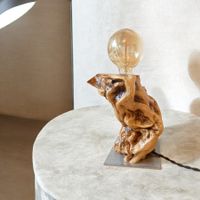 Lampe, Weidenwurzel