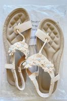 Sandalen mit Blumenmuster Gr. 40