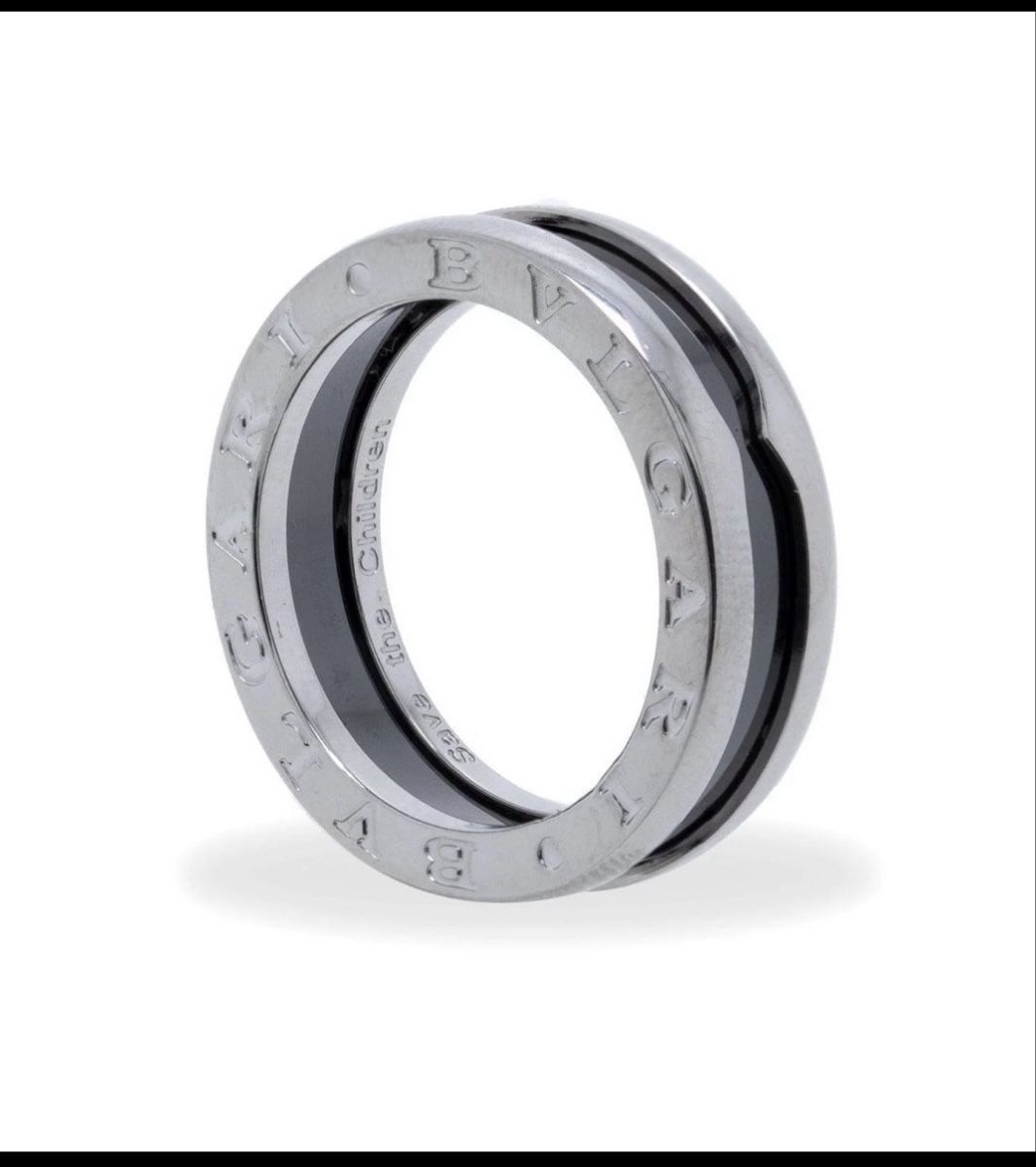 Bulgari Anelli: BVLGARI Save the Children Ring mit schwarzer Keramik – Usato da Lantsch/Lenz venduto da sxe_56cb 7