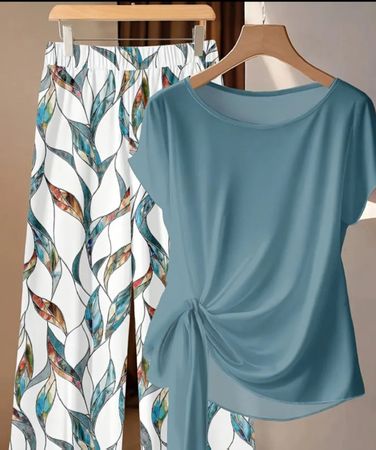 2 Teiler Damen Set Farbe Petrol