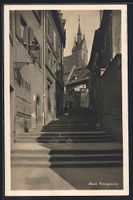 AK Basel, Totengässlein, 1928