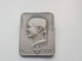 🇨🇭 Swiss Medal - 1 August 1930 - Rectangular Huguenin