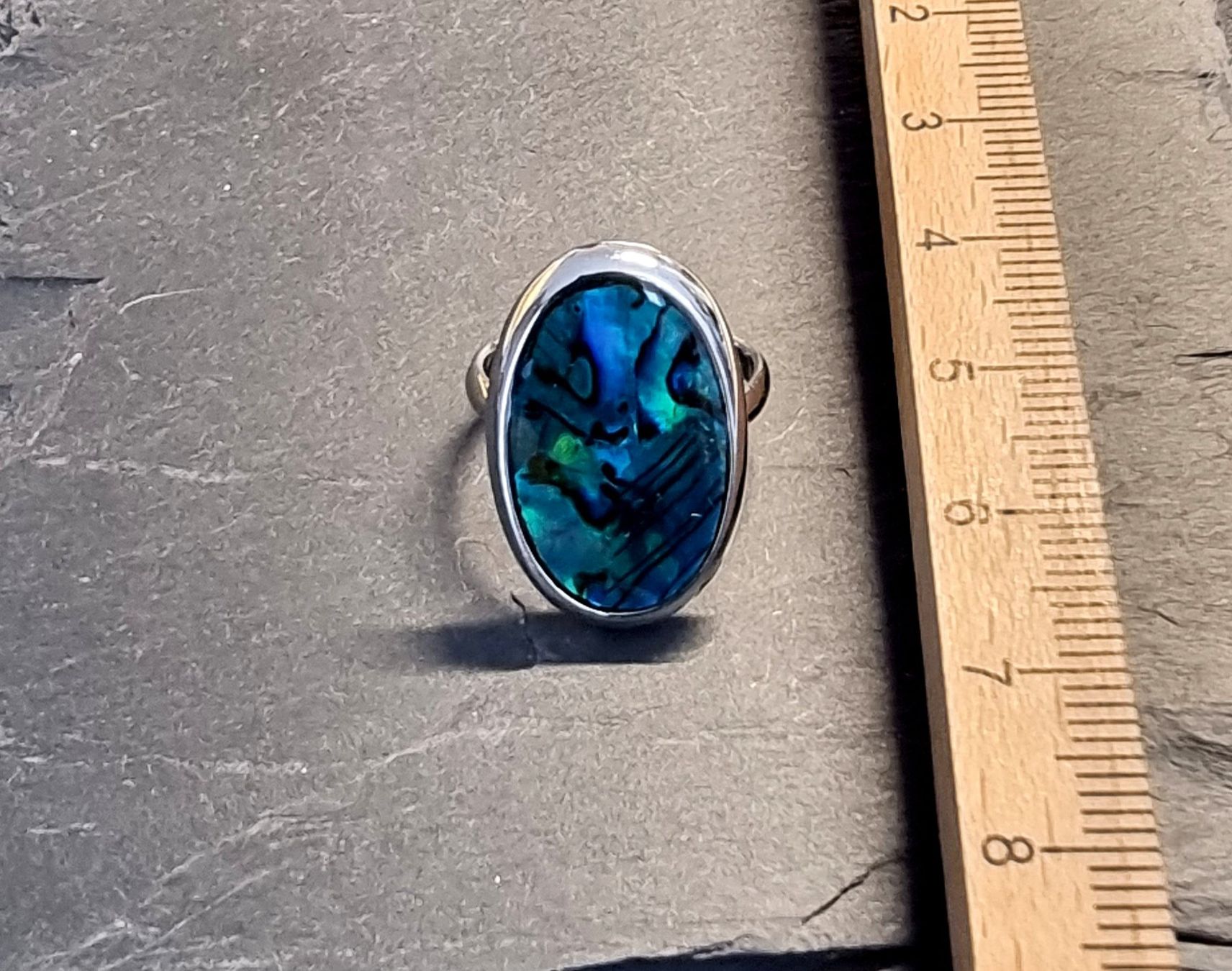 Anelli: Bague argentée avec abalone – Usato da Veyrier venduto da Leilazizou 1